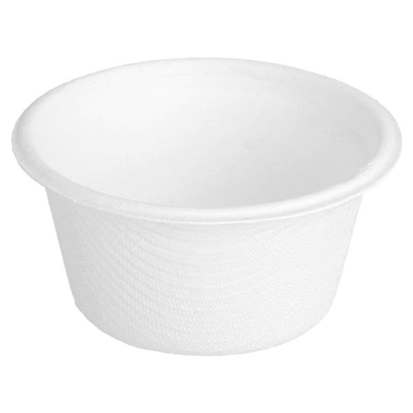 Garcia de pou TARRINAS 'BIONIC' 55 ML Ø 6x3 CM BLANCO BAGAZO (1000 UNID.)