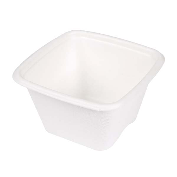 Garcia de pou PEQUEÑAS TARRINAS 'BIONIC' 130 ML 7 7x7 7x4 6 CM BLANCO BAGAZO (600 UNID.)
