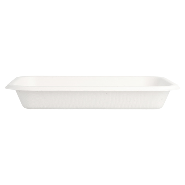 Garcia de pou BANDEJAS 'BIONIC' 350 ML 18x12x2 5 CM BLANCO BAGAZO (600 UNID.) Ahorra y exporta
