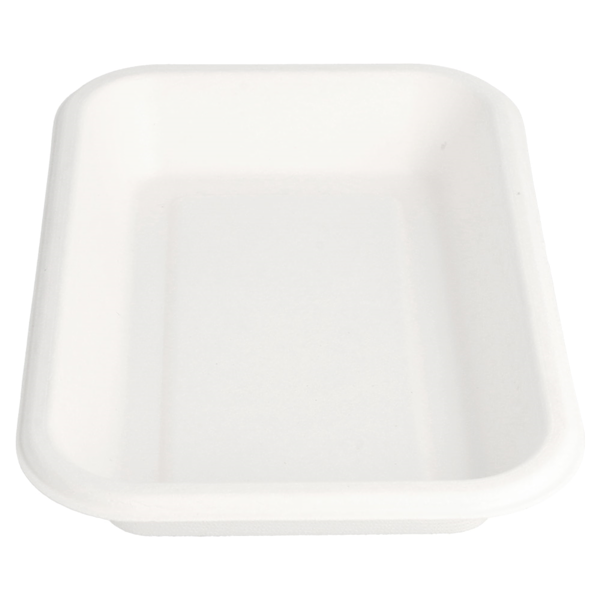 Garcia de pou BANDEJAS 'BIONIC' 350 ML 18x12x2 5 CM BLANCO BAGAZO (600 UNID.) Ahorra y exporta