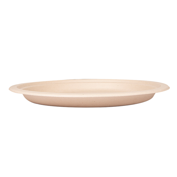 Garcia de pou PLATOS 'BIONIC' Ø 30x2 5 CM NATURAL BAGAZO (200 UNID.) En oferta
