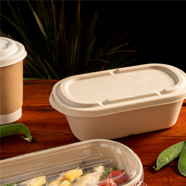 Garcia de pou TAPAS LUNCH BOX 320.54/55 'BIONIC' 1000 ML 22 6x13 4x1 4 CM NATURAL BAGAZO (500 UNID.) Descuentos del mes