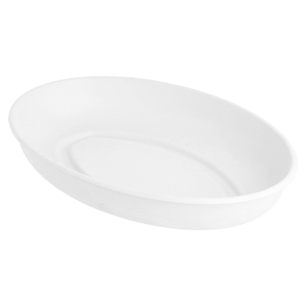 Garcia de pou PLATOS OVALES 'BIONIC' 23 6x16 9x4 CM BLANCO BAGAZO (300 UNID.) Descuento por venta flash