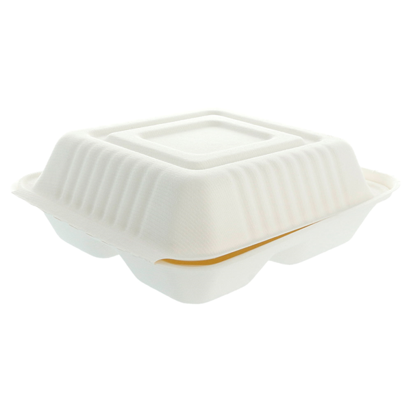 Garcia de pou CONCHAS "M" 3 COMPART. 'BIONIC' 20x20x7 5 CM BLANCO BAGAZO (200 UNID.) En línea