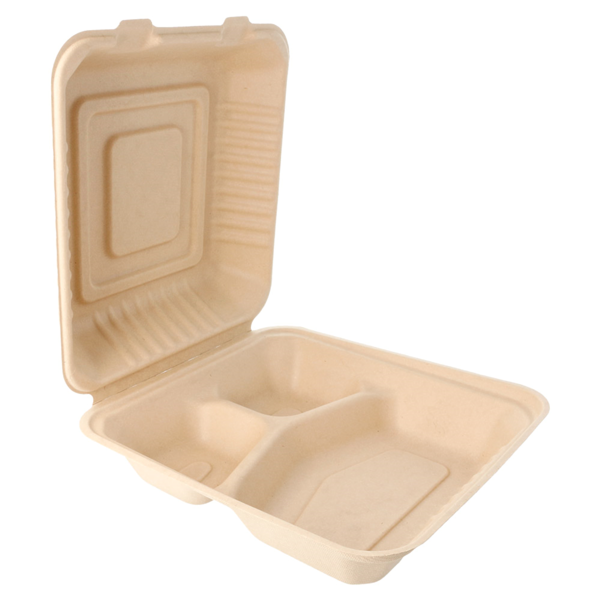 Garcia de pou CONCHAS "M" 3 COMPART. 'BIONIC' 20x20x7 5 CM NATURAL BAGAZO (200 UNID.) Outlet