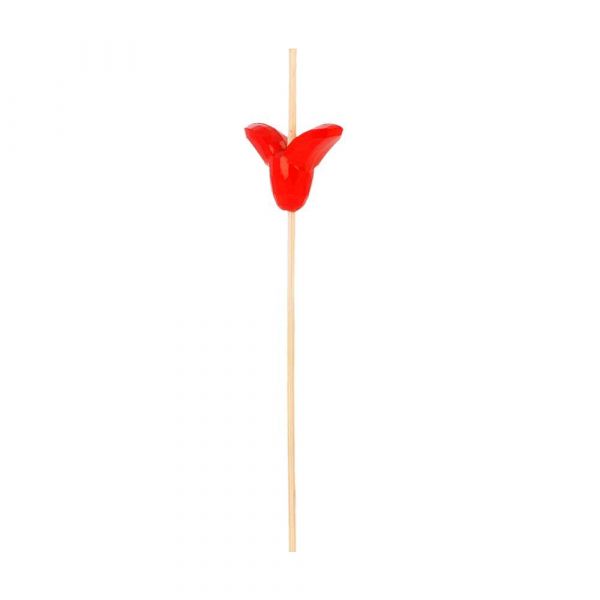 Garcia de pou PICKS "TULIPÁN" 12 (h) CM NATURAL BAMBÚ (100 UNID.)