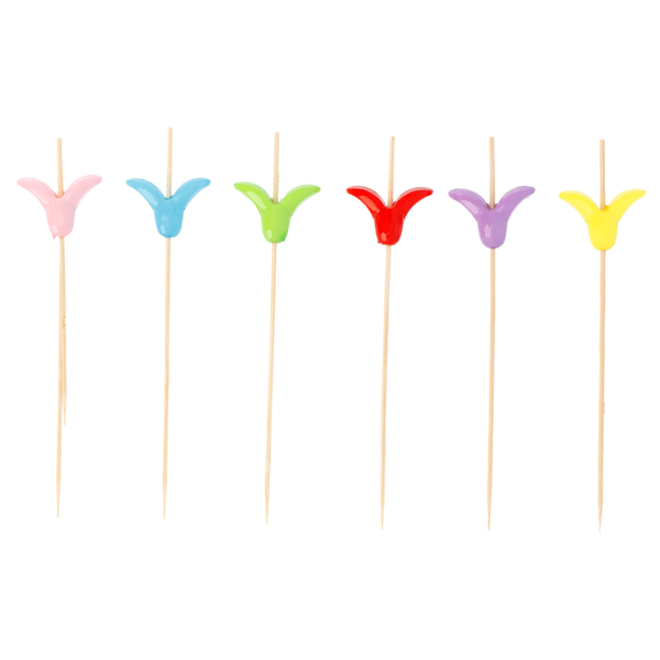 Garcia de pou PICKS "TULIPÁN" 12 (h) CM NATURAL BAMBÚ (100 UNID.) Último día