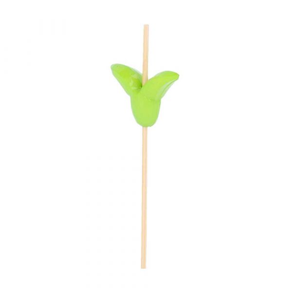 Garcia de pou PICKS "TULIPÁN" 9 (h) CM NATURAL BAMBÚ (100 UNID.)