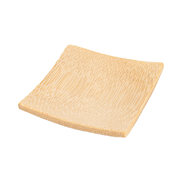 Garcia de pou MINI PLATOS 6x6 CM NATURAL BAMBÚ (24 UNID.)