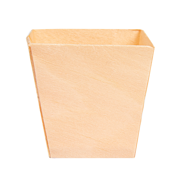 Garcia de pou MINI RECIPIENTE DE HOJUELA DE ÁLAMO 4 5x4 5x4 5 CM NATURAL MADERA (50 UNID.) Libre de impuestos