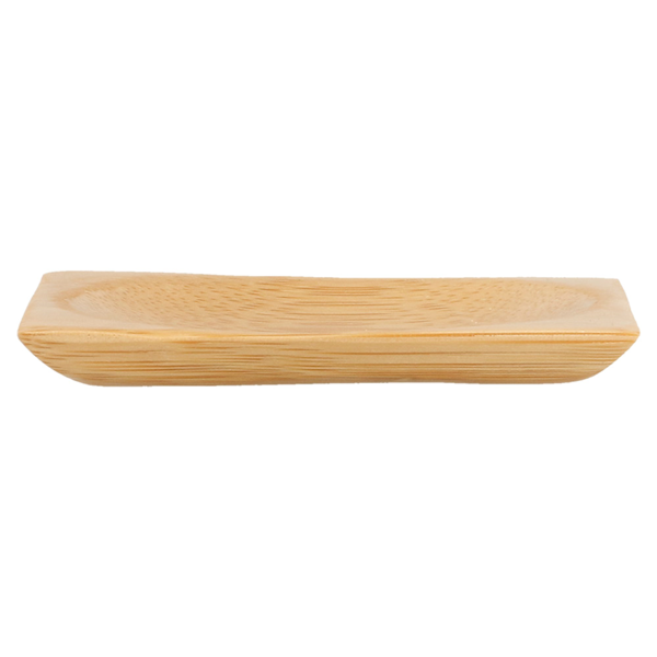 Garcia de pou MINI PLATOS RECTANGULARES 6x8 CM NATURAL BAMBÚ (24 UNID.) Última moda