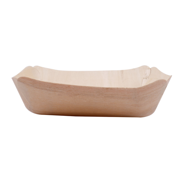 Garcia de pou BARQUILLAS RECTANGULARES 'WOOD' 13x12x3 CM NATURAL MADERA (50 UNID.) Rebajas
