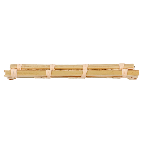 Garcia de pou 24 MINI TEJAS 10 5x5 CM NATURAL BAMBÚ (1 UNID.) Venta caliente