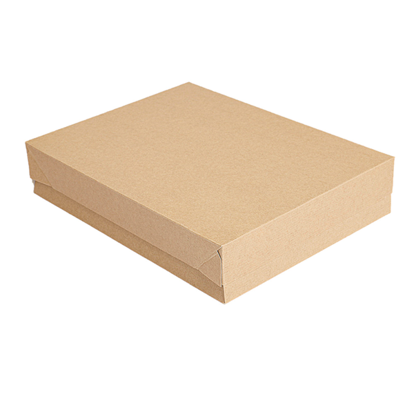 Garcia de pou BANDEJAS + TAPA 'THEPACK' 240 G/M2 19 5x11x4 5 CM NATURAL CARTÓN ONDULADO NANO-MICRO (200 UNID.)