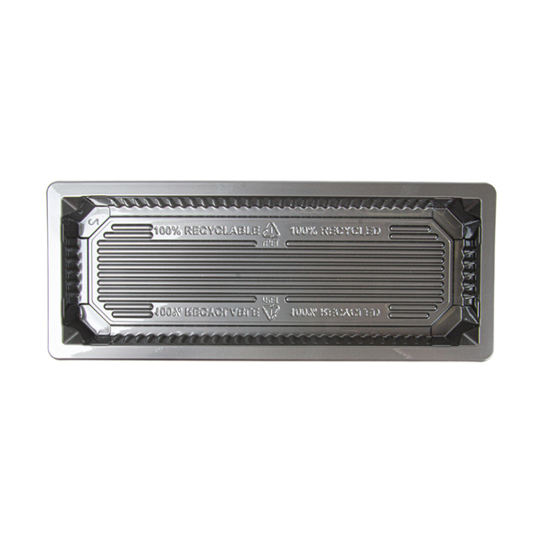 Garcia de pou RECIPIENTES PARA "SUSHI" 225 ML 22x9x2 CM PLATEADO RPET (328 UNID.) Superdescuento