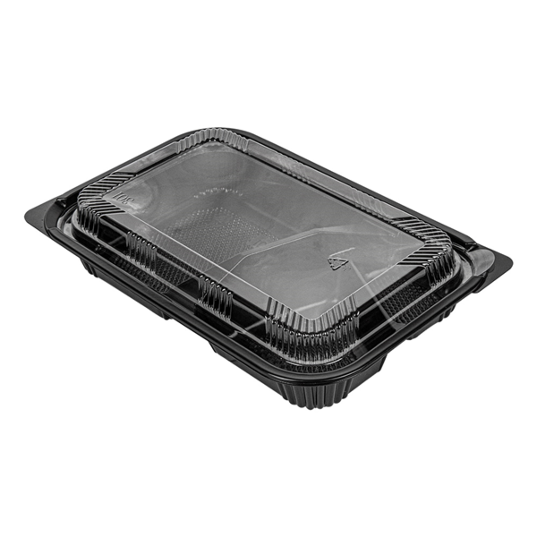 Garcia de pou COFRES 3 COMPARTIMENTOS 22 7x14 7x3 5 CM NEGRO PP (200 UNID.)
