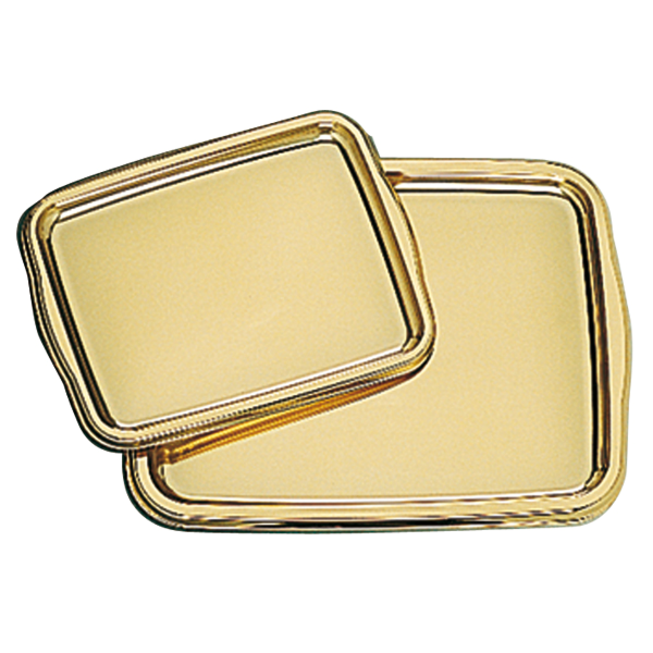 Garcia de pou BANDEJAS DE LUJO 'LUNCH' 25x35 CM PLATEADO PET (10 UNID.) Precios de Black Friday