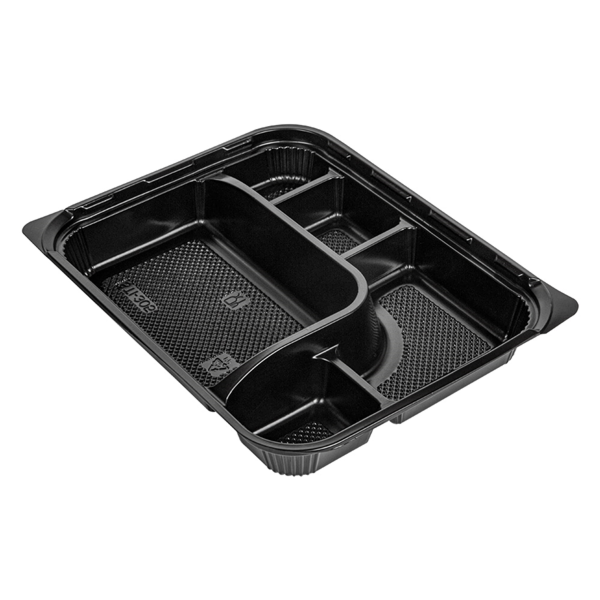 Garcia de pou COFRES 5 COMPARTIMENTOS 23 9x19x3 5 CM NEGRO PP (200 UNID.) Libre de impuestos