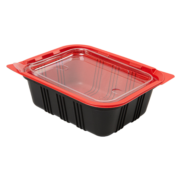 Garcia de pou BANDEJAS MICROONDABLES COMIDA INDIVIDUAL 15 5x12x5 1 CM NEGRO PP (400 UNID.)