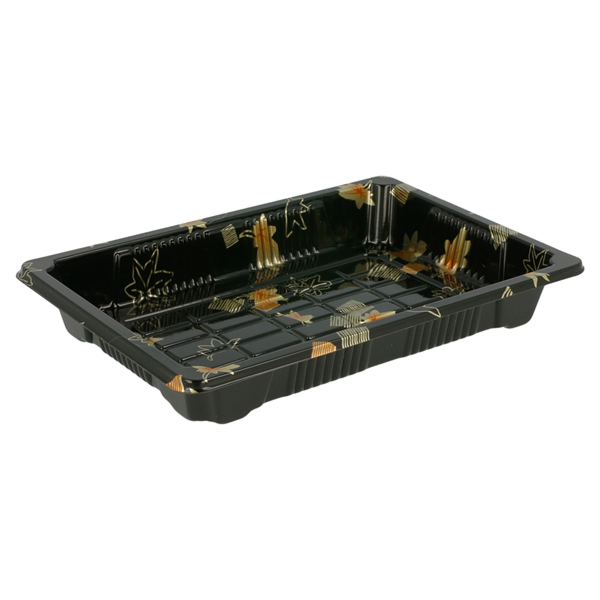 Garcia de pou RECIPIENTES + TAPAS PARA "SUSHI" 17x12 3x4 5 CM NEGRO PS (600 UNID.) En línea