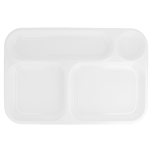 Garcia de pou BANDEJAS PARA LLEVAR - 4 COMP. 36x24 CM BLANCO PS (300 UNID.) Rebajas