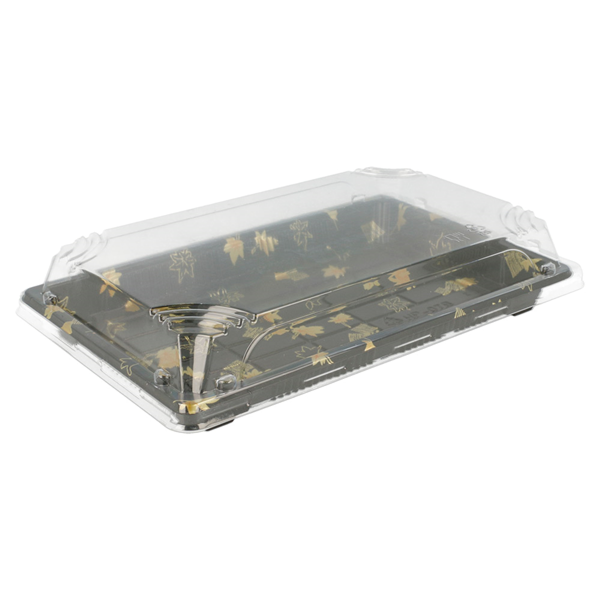 Garcia de pou RECIPIENTES + TAPAS PARA "SUSHI" 22x14x4 CM NEGRO PS (400 UNID.) Ofertas