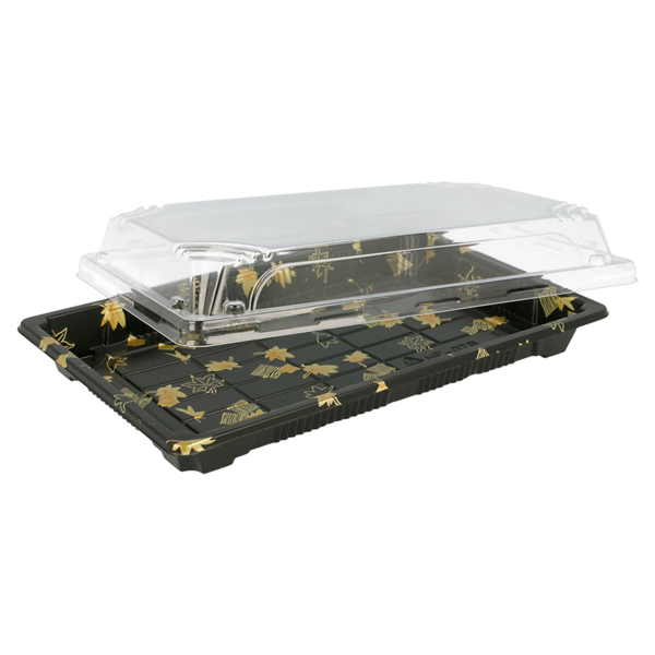 Garcia de pou RECIPIENTES + TAPAS PARA "SUSHI" 22x14x4 CM NEGRO PS (400 UNID.) Ofertas