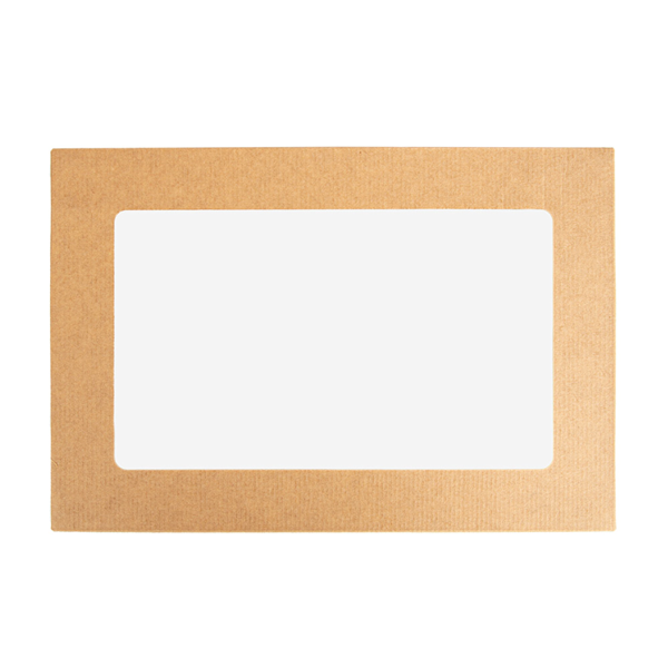 Garcia de pou TAPAS CON VENTANA PARA CAJAS 254.72 'THEPACK' 240 G/M2 + 32 OPP 22x15x2 CM NATURAL CARTÓN ONDULADO NANO-MICRO (50 UNID.) Rebajas top