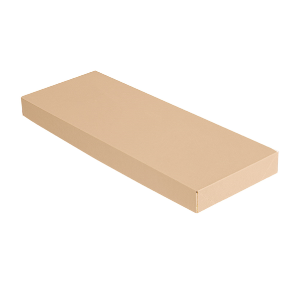 Garcia de pou TAPAS SIN VENTANA PARA CAJAS 254.66 'THEPACK' 240 G/M2 11x30x2 CM NATURAL CARTÓN ONDULADO NANO-MICRO (200 UNID.)