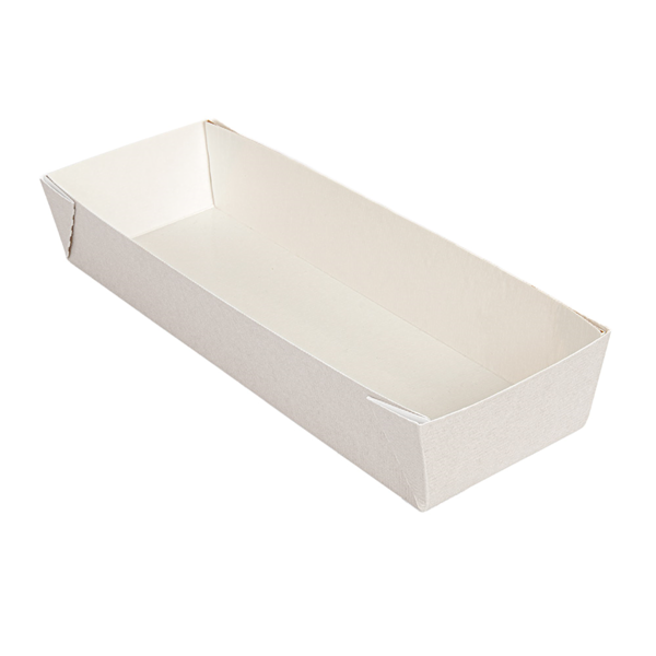 Garcia de pou CAJAS 'THEPACK' 230 + 12PP G/M2 11x30x5 CM BLANCO CARTÓN ONDULADO NANO-MICRO (200 UNID.)
