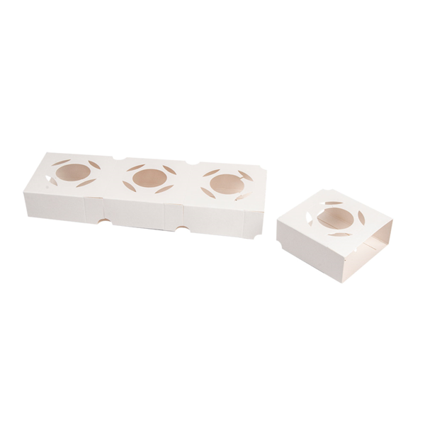 Garcia de pou SOPORTE UNIVERSAL PARA TARRINAS SNACKS 275 G/M2 8 5x8x3 5 CM BLANCO CARTONCILLO (800 UNID.) Limitado a 3 días