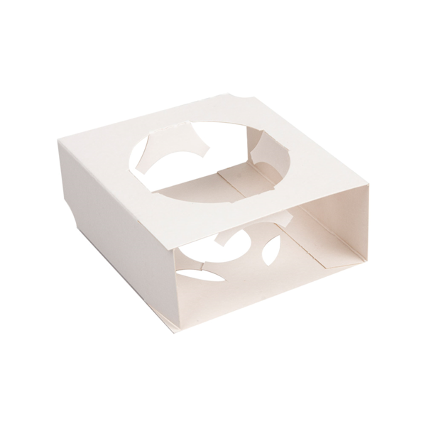 Garcia de pou SOPORTE UNIVERSAL PARA TARRINAS SNACKS 275 G/M2 8 5x8x3 5 CM BLANCO CARTONCILLO (800 UNID.) Limitado a 3 días