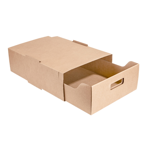 Garcia de pou BANDEJAS CATERING PEQUEÑA + FUNDA 400 G/M2 34x26 5x11 5 CM HABANA KRAFT (25 UNID.) Precio ultrabajo