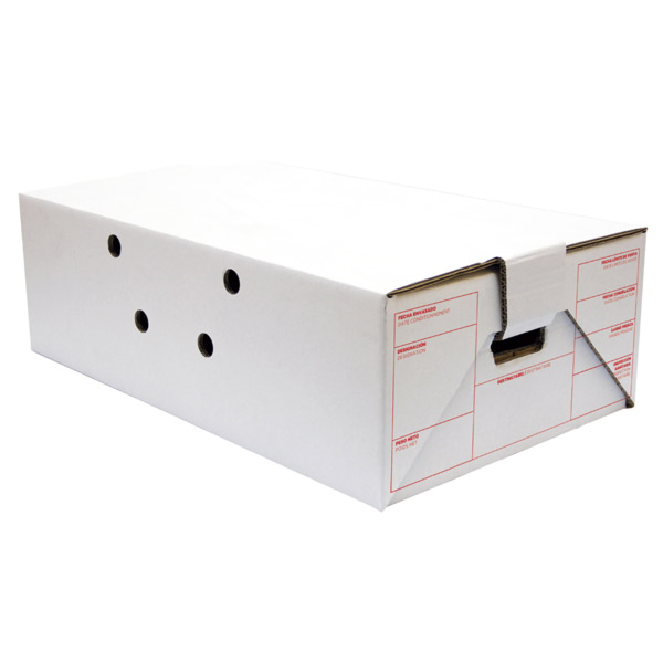 Garcia de pou CAJAS DE TRANSPORTE 575 G/M2 59 5x37x19 CM BLANCO CARTÓN (15 UNID.)