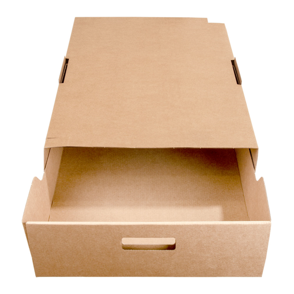 Garcia de pou BANDEJAS CATERING GRANDE + FUNDA 400 G/M2 45 5x34x11 5 CM HABANA KRAFT (25 UNID.) Descuento