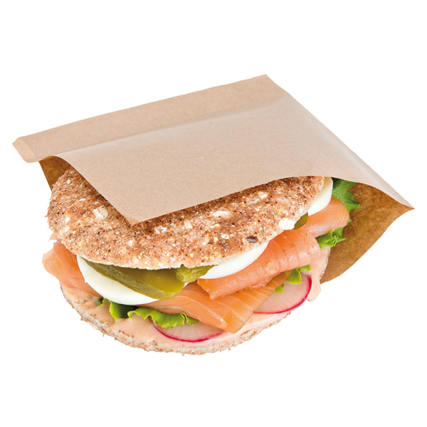 Garcia de pou BOLSAS ABIERTAS 2 LADOS 'OPEN PACK' 35 G/M2 + 10 LDPE 15x15 2 CM NATURAL KRAFT (100 UNID.)