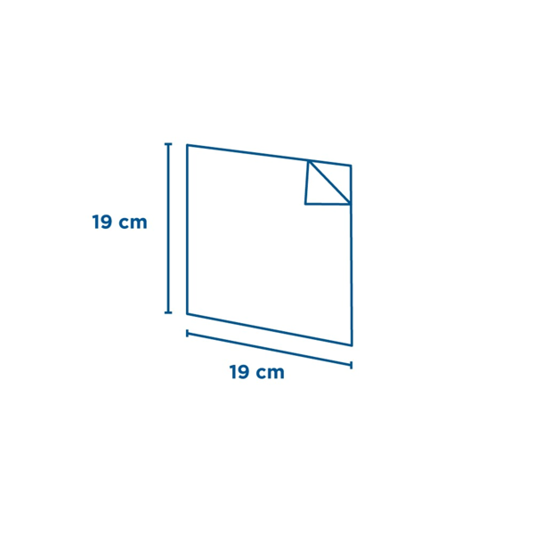 Garcia de pou BOLSAS ABIERTAS 2 LADOS CON VENTANA 'OPEN PACK' 35 G/M2 + 10 LDPE 19x19 CM BLANCO KRAFT (100 UNID.) Precio de fábrica
