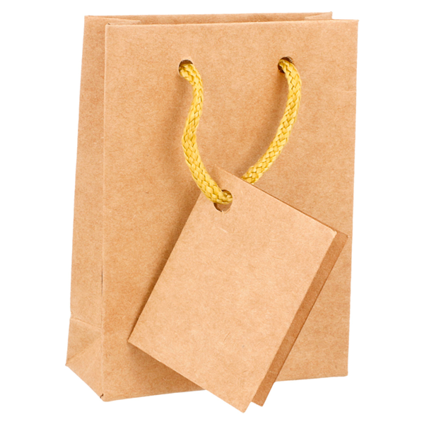 Garcia de pou 10 U. BOLSAS BOUTIQUE ASA CORDÓN 175 G/M2 8 3+3 3x10 8 CM NATURAL KRAFT (1 UNID.) Envío internacional gratuito