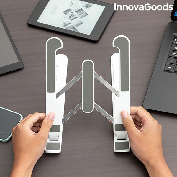 innovagoods Soporte Plegable y Regulable para Portátil Flappot InnovaGoods Grandes descuentos