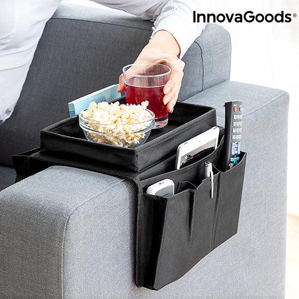 innovagoods Bandeja para Sofá con Organizador de Mandos InnovaGoods