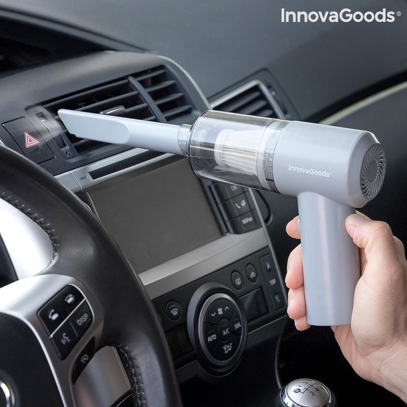 innovagoods Mini Aspirador de Mano Inalámbrico Recargable Recuum InnovaGoods