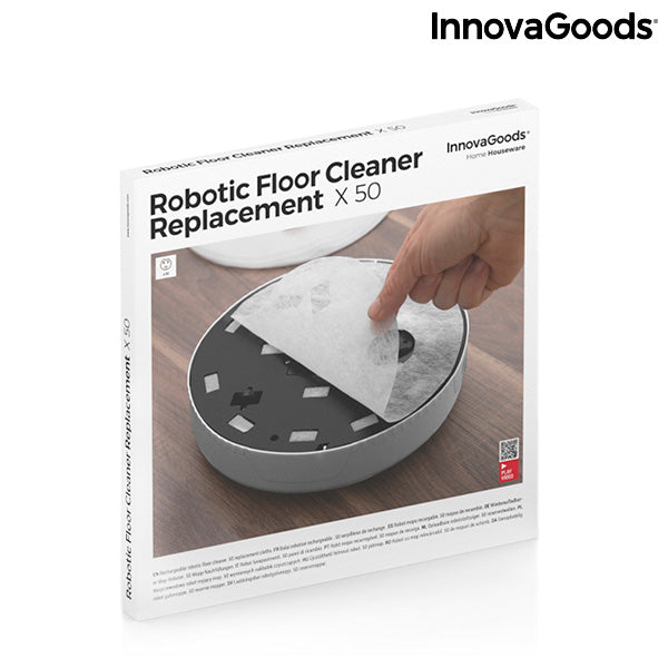 innovagoods Recambios de Mopa para Robots de Limpieza InnovaGoods Pack de 50 uds Rebajas baratas