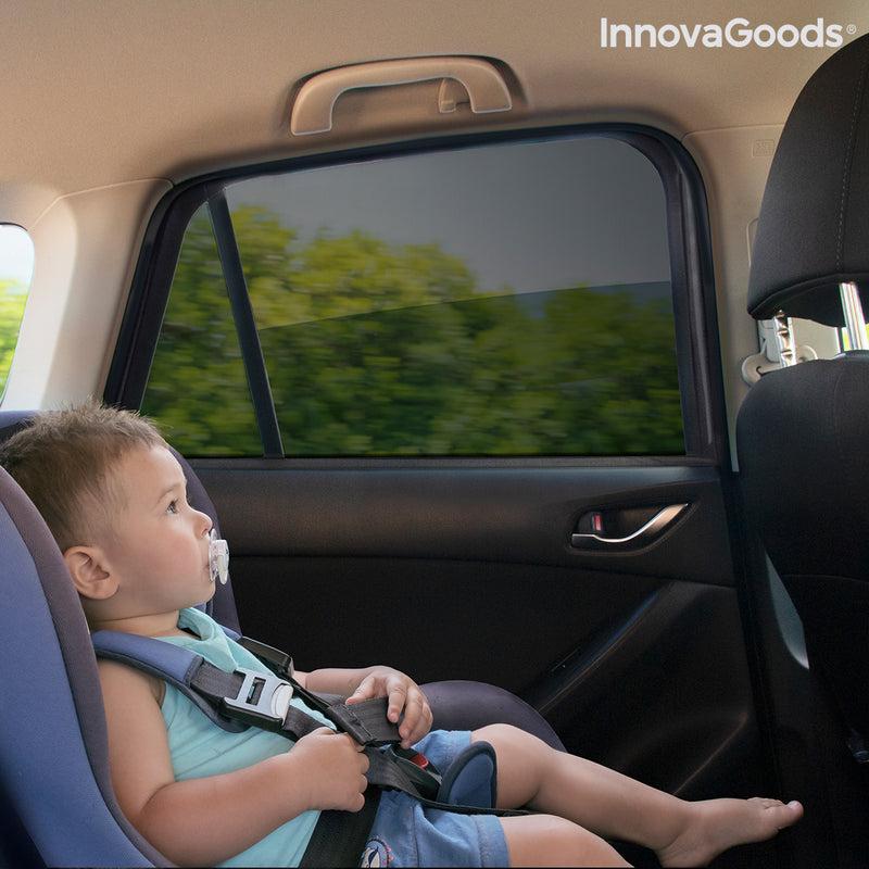 innovagoods Malla Parasol para Coche UVlock InnovaGoods Pack de 2 uds Liquidación