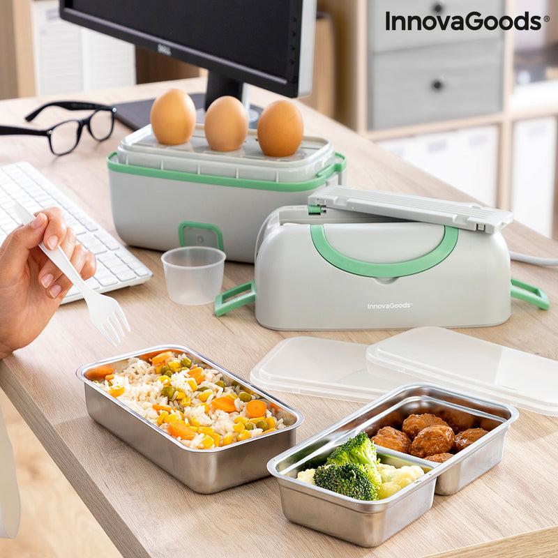 innovagoods Fiambrera Eléctrica de Vapor 3 en 1 con Recetas Beneam InnovaGoods