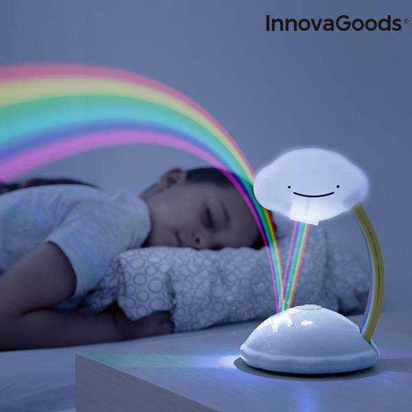 innovagoods Proyector LED Nube Arcoíris Libow InnovaGoods Grandes descuentos