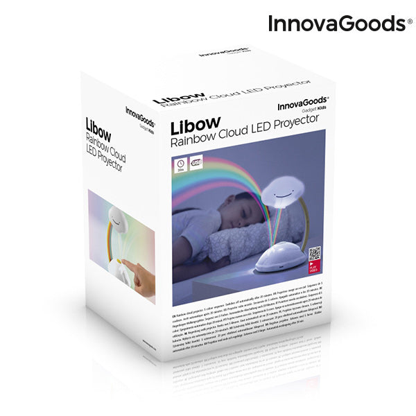 innovagoods Proyector LED Nube Arcoíris Libow InnovaGoods Grandes descuentos