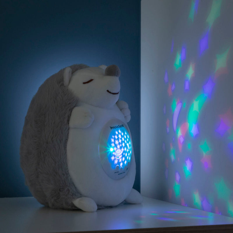 innovagoods Erizo de Peluche con Ruido Blanco y Proyector Quitamiedos Spikey InnovaGoods Liquidación