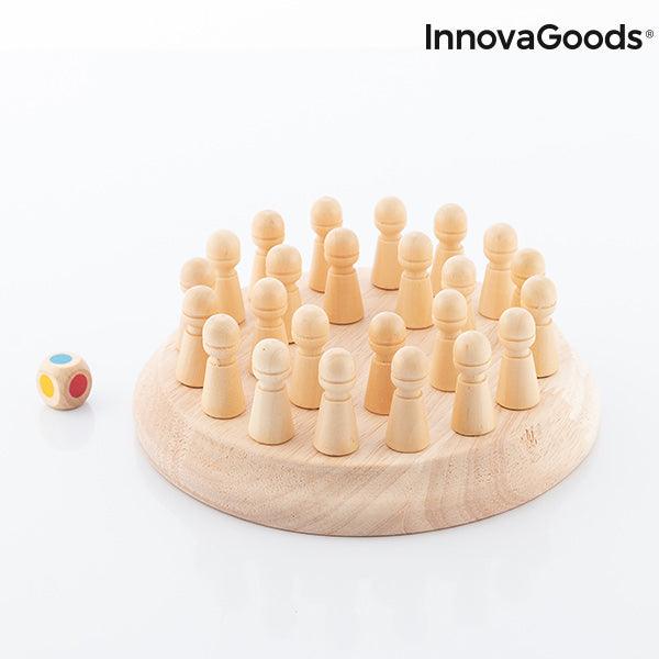 innovagoods Ajedrez de Memoria de Madera Taeda InnovaGoods 26 Piezas Ahorra y exporta