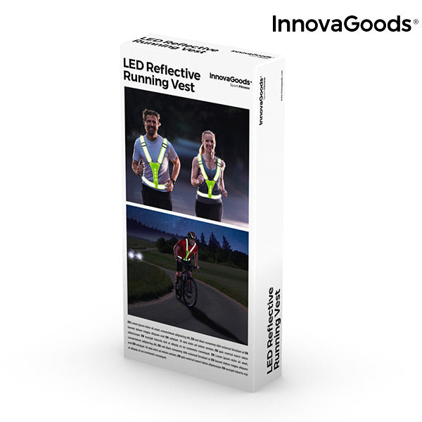 innovagoods Arnés Reflectante con LED para Deportistas InnovaGoods Libre de impuestos