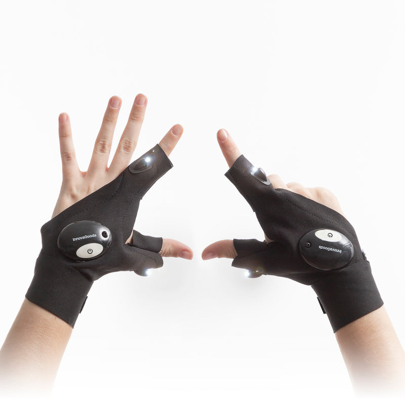 innovagoods Guantes con Luz LED Gleds InnovaGoods 2 Unidades Oferta exclusiva
